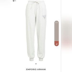 Emporio Armani Light Gray Sweatpants Sz S. New